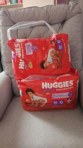 Fraldas huggies 60 unidades G