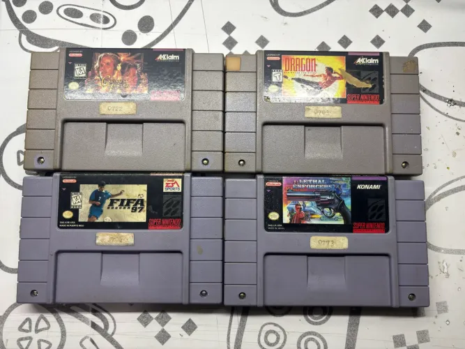 Jogos Super Nintendo Originais