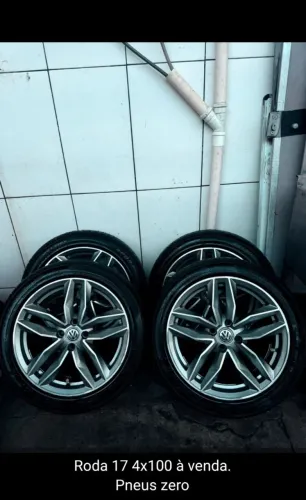 Rodas Volkswagem aro 17 furação 4x100. 