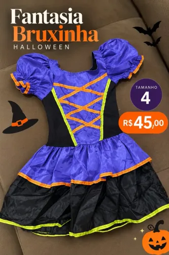 Fantasia Hallowen Infantil
