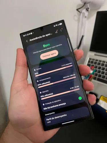 Samsung Galaxy S24 Ultra 256gb preto / 8 meses de uso / Na caixa com nota