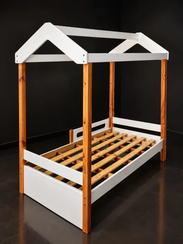 Bi cama solteiro com cabana
