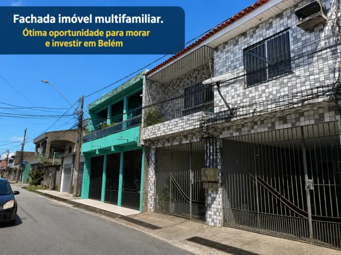 VENDE-SE IMÓVEL MULTIFAMILIAR COM RENDA DE ALUGUEL - VAL-DE-CANS - BELÉM/PA.