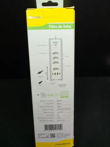 Filtro de linha extensão