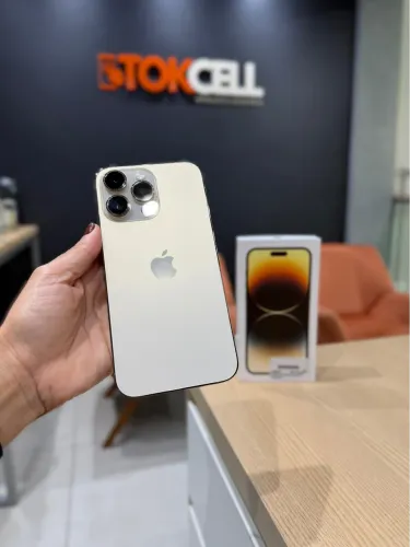 IPhone 14 Pro Max Gold 256gb Anatel Seminovo Garantia Loja Física