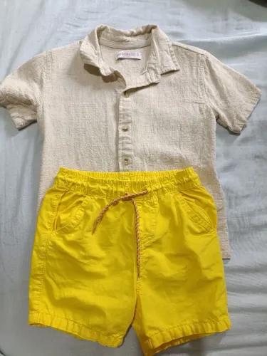 Conjunto infantil bermuda 3 e camisa 3