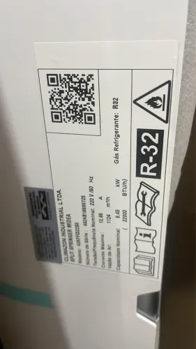 Evaporadora 22000btus