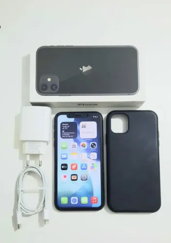 iPhone 11, 64GB, Face ID, 100% Bateria, Semi novo, C/ Nota Fiscal 