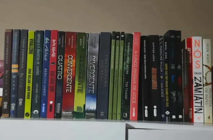 Kit com 27 livros - romance, fantasia, distopia...