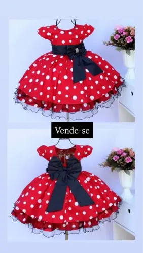 Vestido infantil minei 