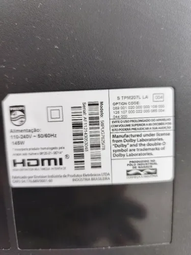 Vendo tv Phillips com defeito para aproveitar peças 