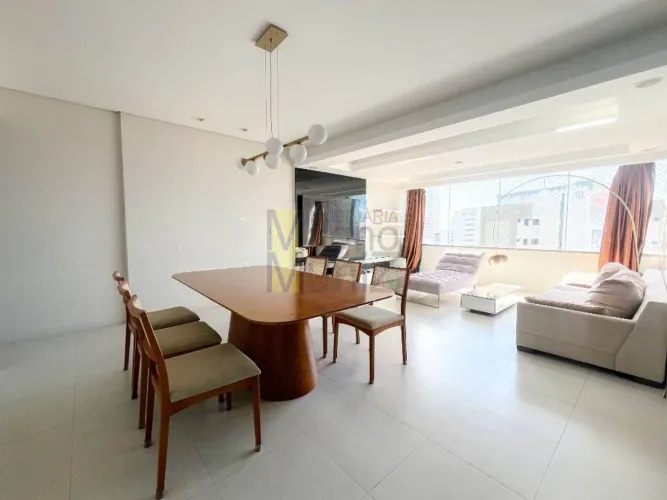 Ed. Adhara - Apartamento a 200 metros da Av. Beira Mar , vista mar com 3 suítes para aluga