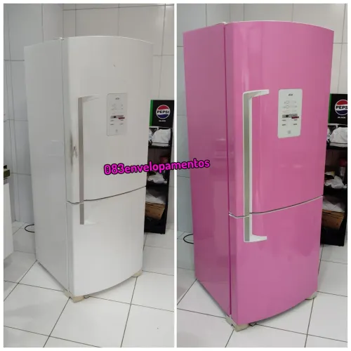 Adesivo em geladeiras