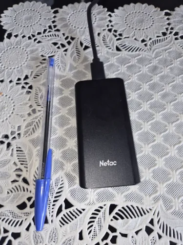 SSD externo USB - C Netac 2TB de armazenamento 500mb/s de velocidade