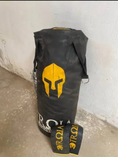 Saco de Pancadas TROJAN 90cm + Mosquetão + Luvas