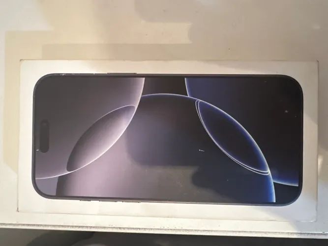 CAIXA VAZIA IPHONE 16 PRO MAX BLACK