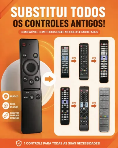 Controle Generico Para Tv Samsung 4k Smart Curve