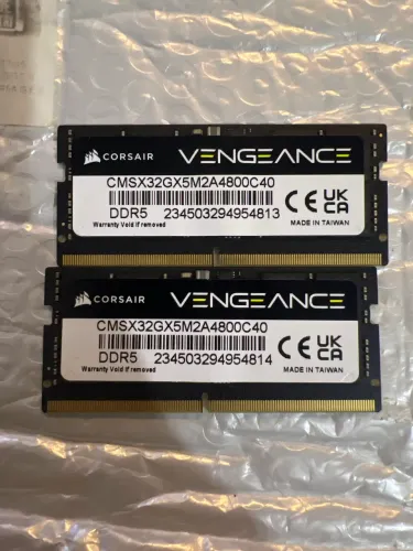(Notebook) Memoria Ram 32gb (2x16gb) DDR5 Corsair vengeance 4800mhz