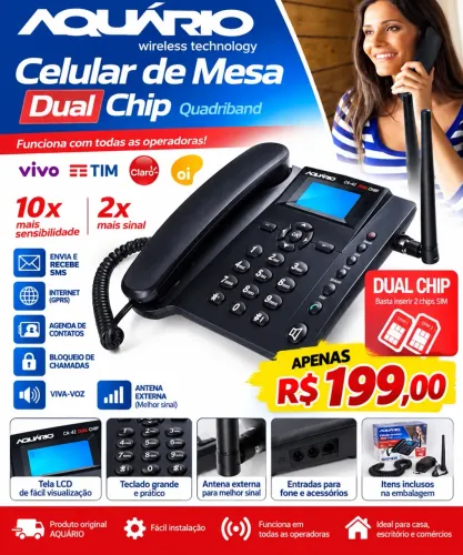 Telefone Celular Rural Sinal Ampliado