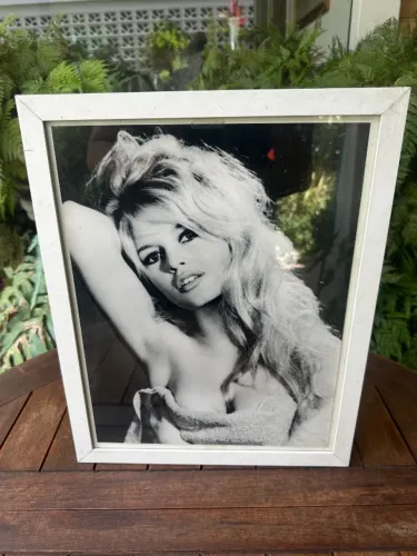 Quadro c/vidro Brigitte Bardot com vidro (Morumbi)