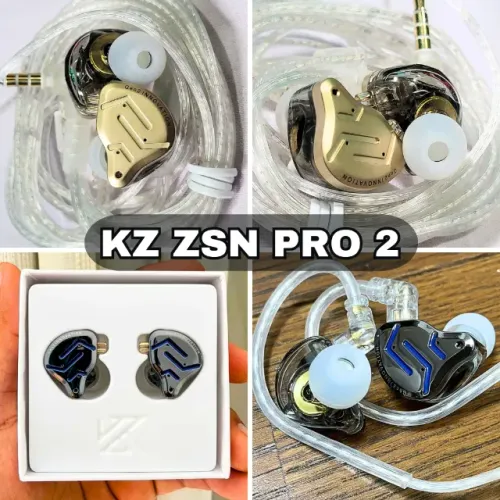 Fone KZ ZSN PRO 2 Retorno de Palco Profissional - In Ear Monitor de palco