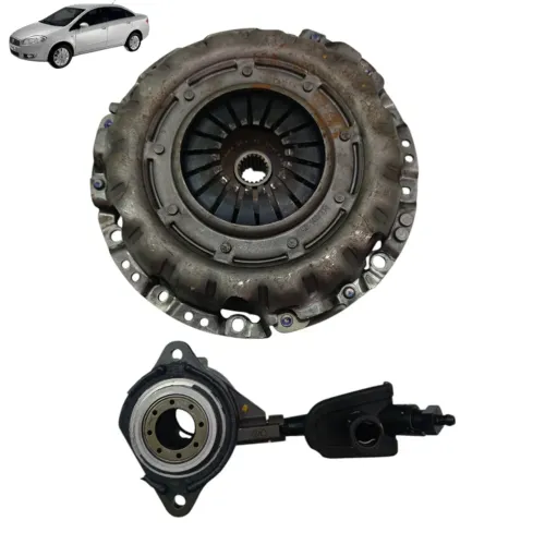 Kit Embreagem Disco Platô Rolamento Fiat Linea 1.8 Etorq 11
