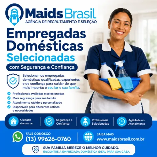 Agência Maids Brasil - Contrate Empregadas Domésticas Com Total Segurança em Santos
