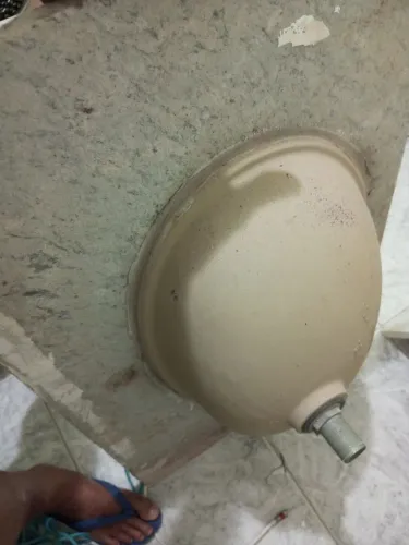 Bancada de pia banheiro