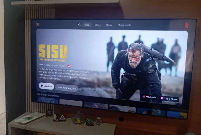 TV Samsung 60? 4K Smart - Perfeita, sem detalhes