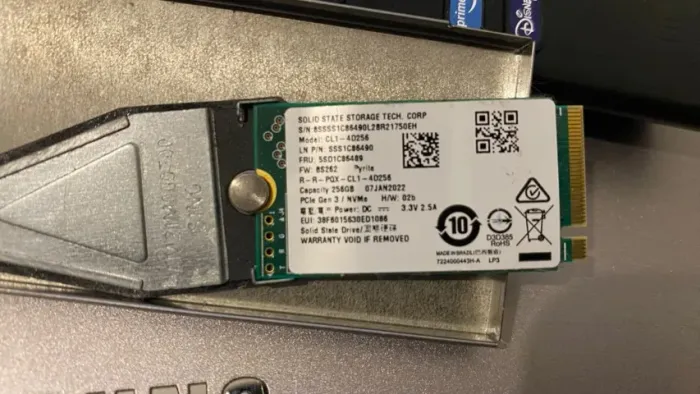 SSD NVMe M.2 256GB PCIe Gen 3x4 SSSTC (Solid State Storage Tech)