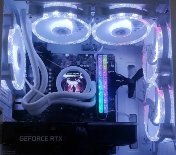 Pc Gamer Cristal Ryzen 5 8600G RTX 3060 Ti (NOVO) AM5 DDR5