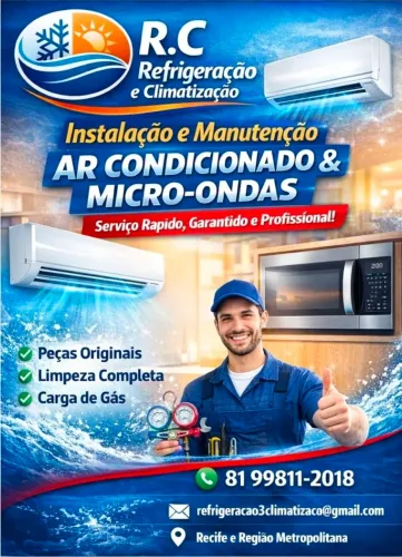 Condicionadores de Ar, Refrigerador, etc 