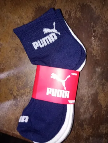 Conjunto 3 pares meia Puma Algodão Grosso