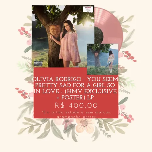 VINIL OLIVIA RODRIGO - YOU SEEM PRETTY? - (HMV EXCLUSIVE + POSTER)