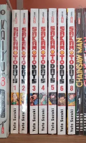 Mangá Sakamoto Days 01 ao 06 e 08