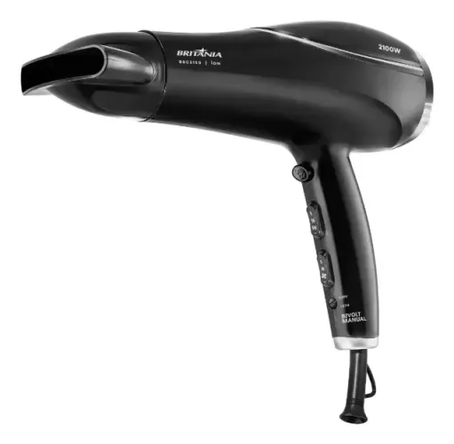 Secador de Cabelos Britânia Tourmaline Íons 2100W BSC2150 Bivolt
