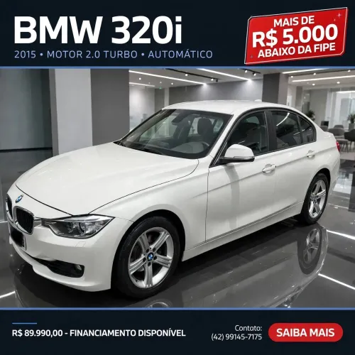 BMW 320I A 2.0 Turbo/activeflex 16V 184cv 4P 2015