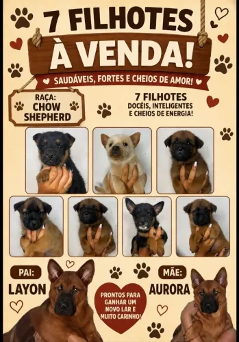 Vendo filhotes de cachorro