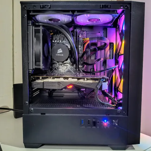 PC Gamer Top, i3 de 9ª, RX 580, 12 Gb Ram, water cooler, SSD 120 GB, HD 1 Tera (Parcelo)