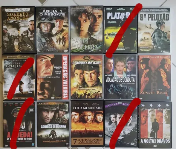 DVDS ORIGINAIS GUERRA e Outros