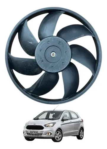 Ventoinha Eletroventilador Radiador Ford Ka 1.0 2014 2015
