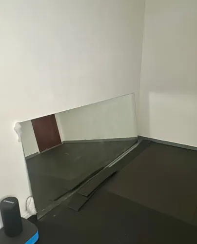 Espelho Grande 2,56 x 1,00 m | Perfeito para Academia, Estúdio, Salão ou Clínica