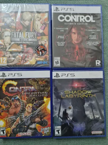 4 JOGOS PS5 MÍDIA FÍSICA