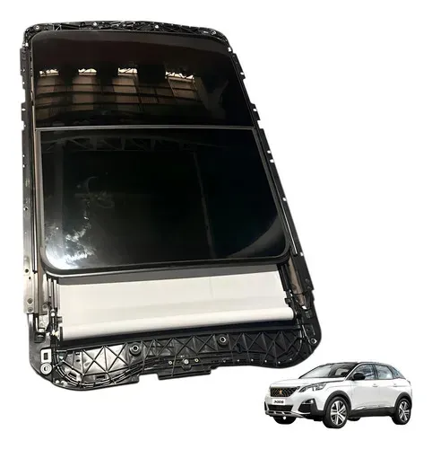 Teto Solar Panoramico Peugeot 3008 2018 2021 4299,00 Preto Fosco