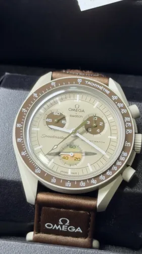 Omega x Swatch MoonSwatch Mission to Saturn Completo