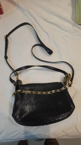 Bolsa couro Carmen Steffens 