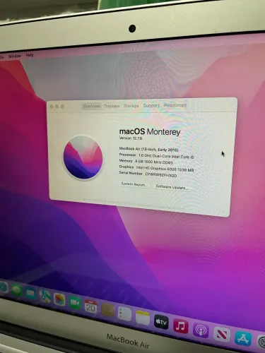 MacBook Air 13 - 2015 - Intel Core i5 - 8GB RAM