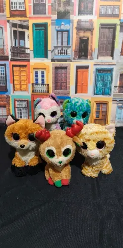 Kit com 5 Pelúcias TY Beanie Boos - Originais