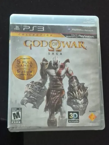 Jogo God of War Saga PS3 Midia Física Original Excelente Estado Usado