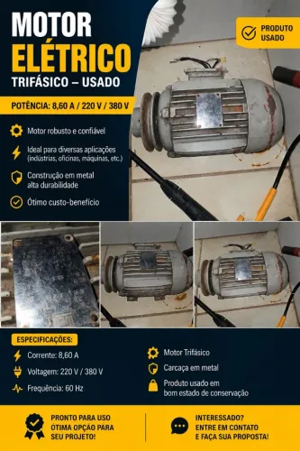Motor weg 3cv trifasico